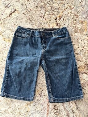 Simply Vera Vera Wang Indigo Denim Bermuda Shorts